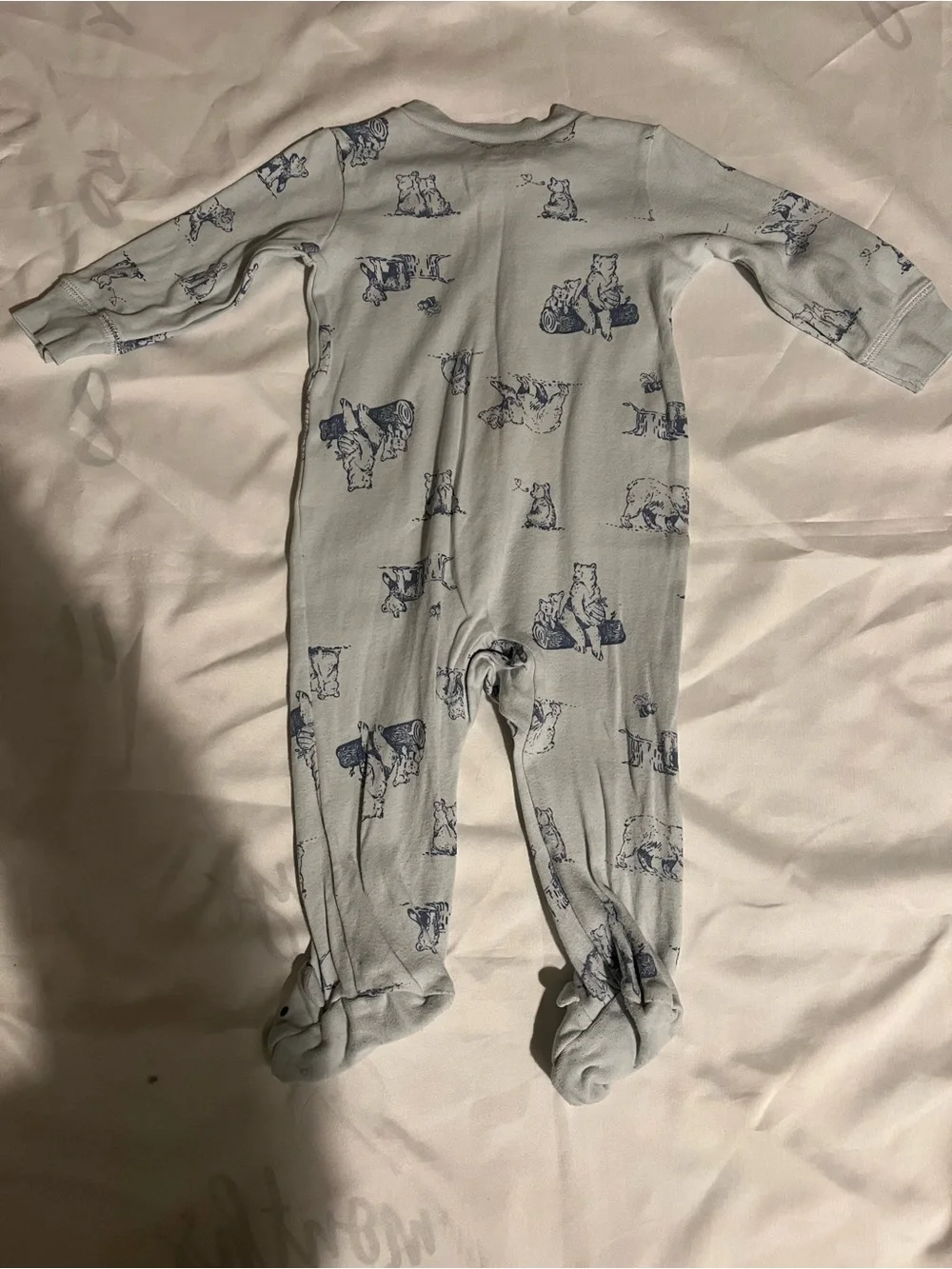 Set of Three Carter’s One-Pieces With One Piece and Footed Pajamas Size 6 Months
